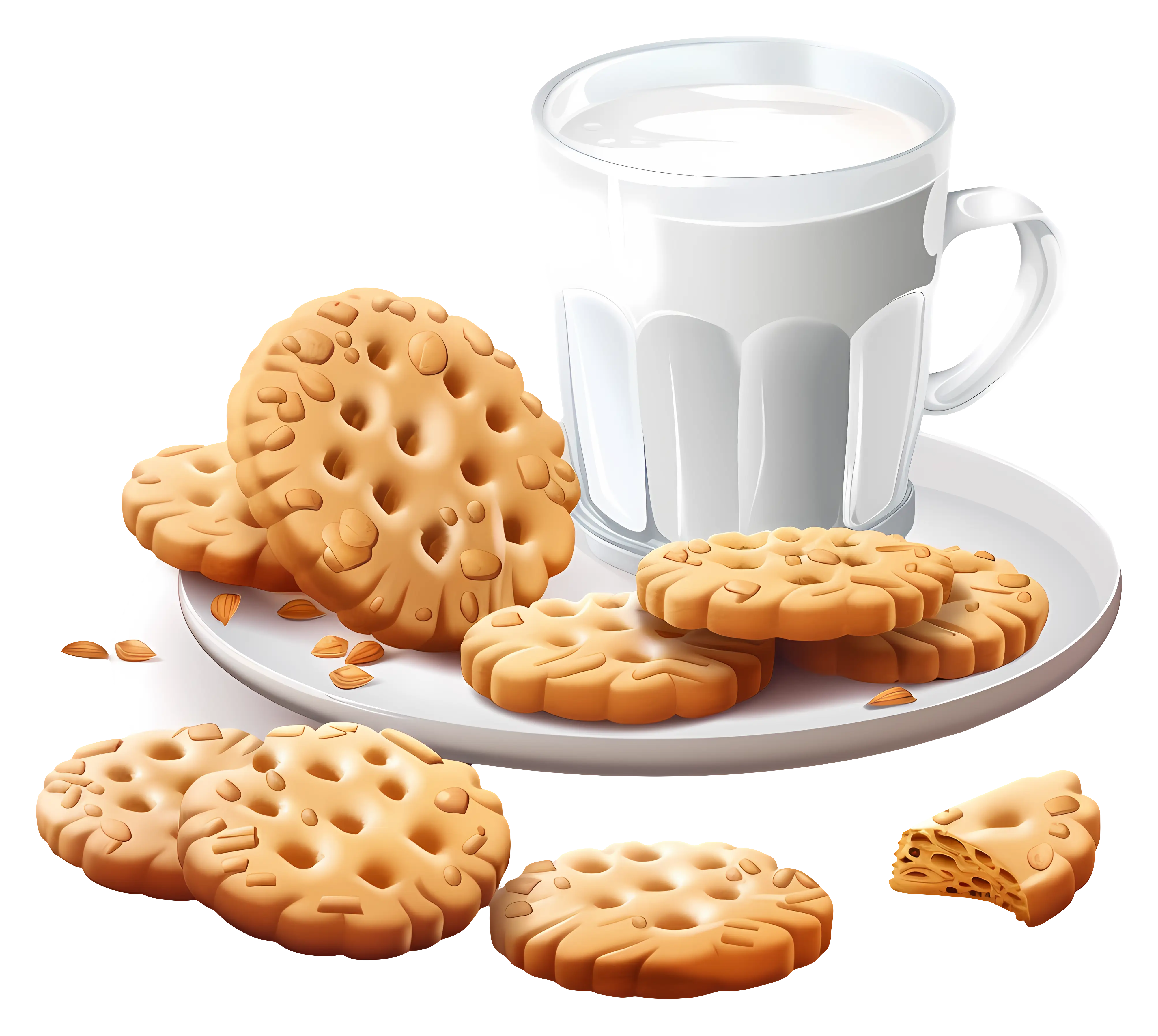 Delicious Cookies and Milk