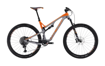 Orange and Gray Mountain Bike