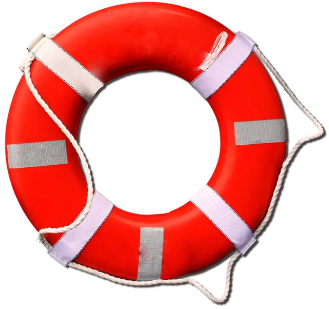 Red Life Buoy for Water Safety