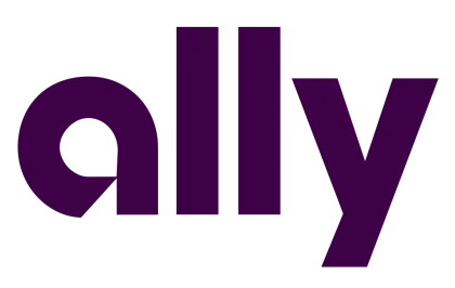 Ally Logo in Purple Typography