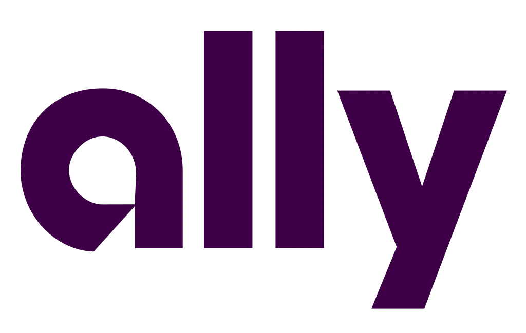 Ally Logo in Purple Typography