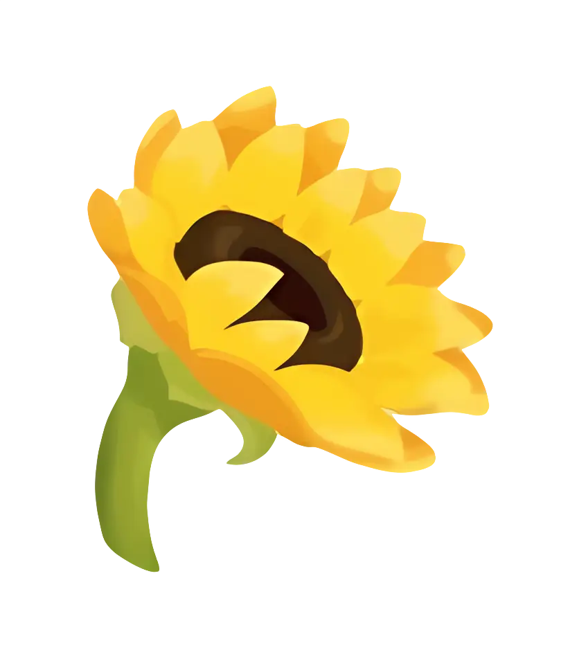 Bright Yellow Sunflower