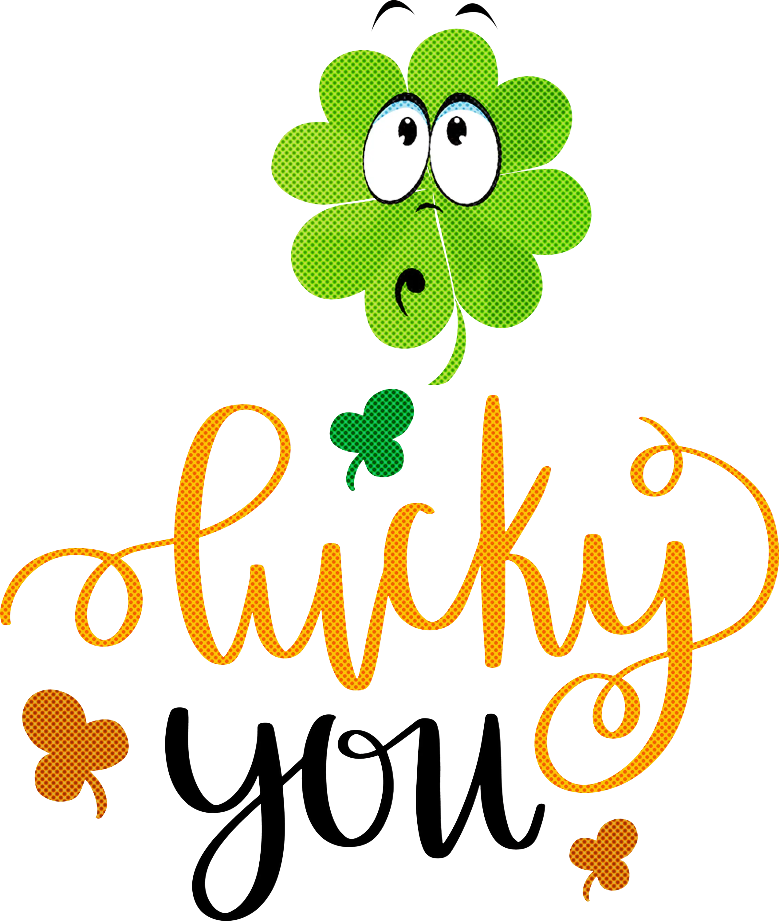 Lucky Clover Illustration for St. Patrick's Day