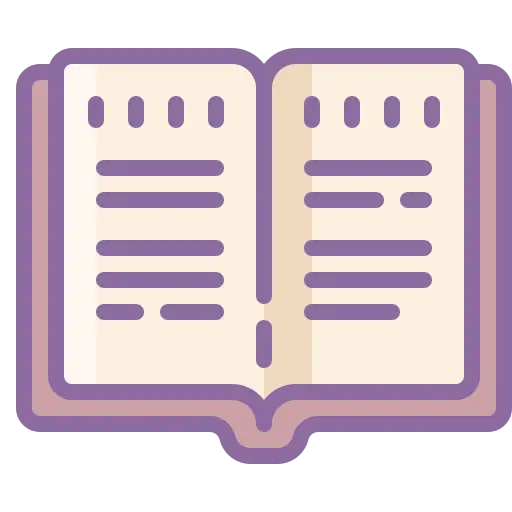 Flat Open Book Illustration