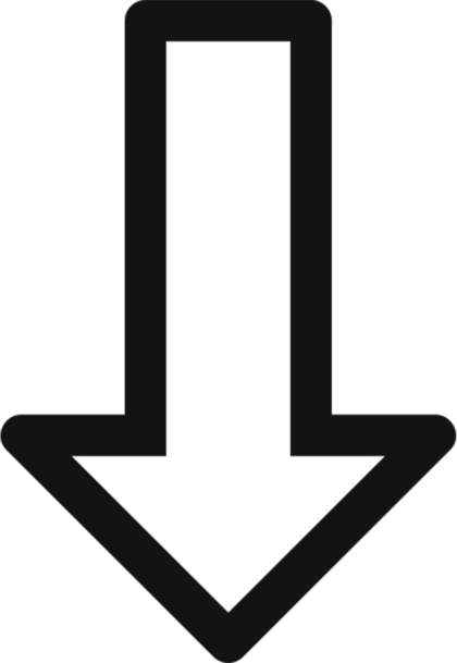 Outline Down Arrow