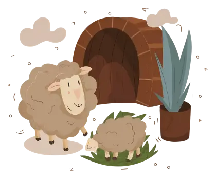 Sheep and Lamb