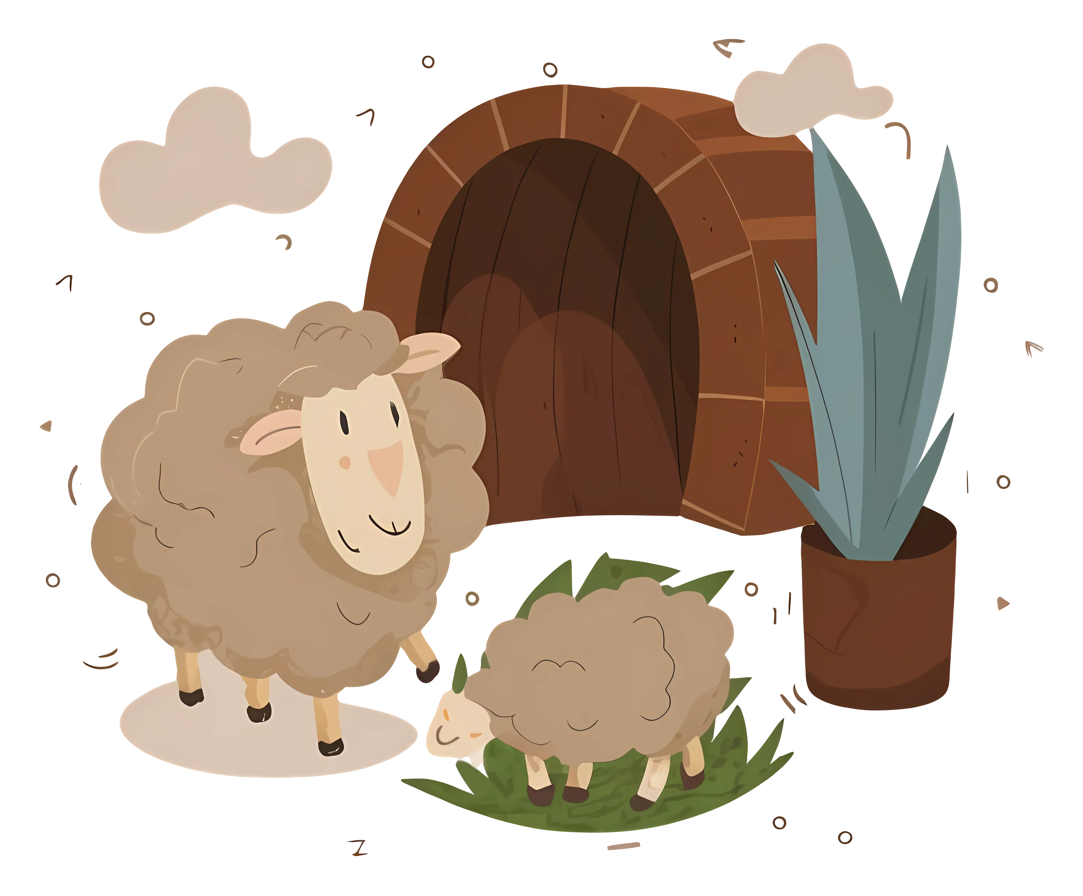 Sheep and Lamb