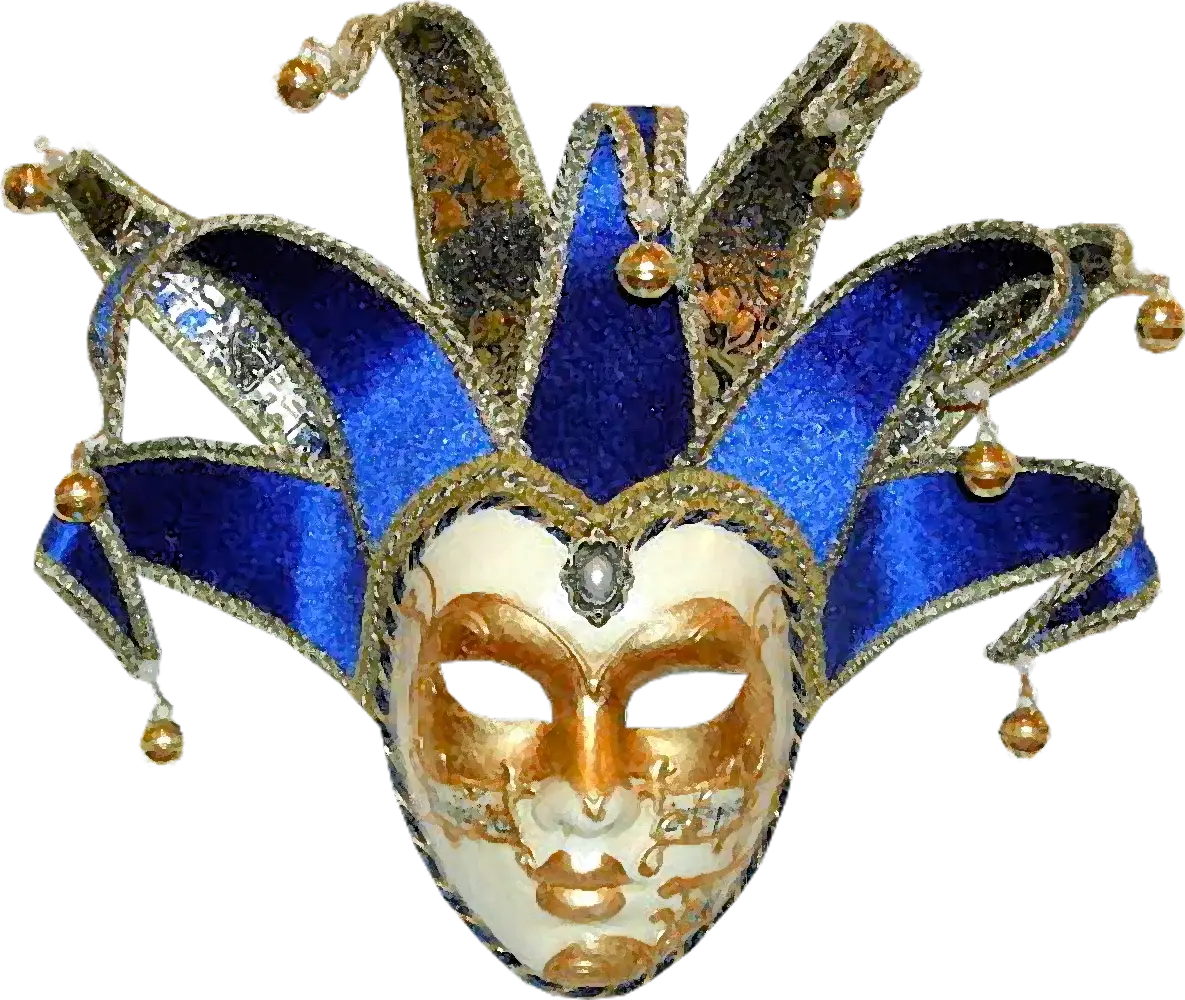 Colorful Jester Mask for Carnival