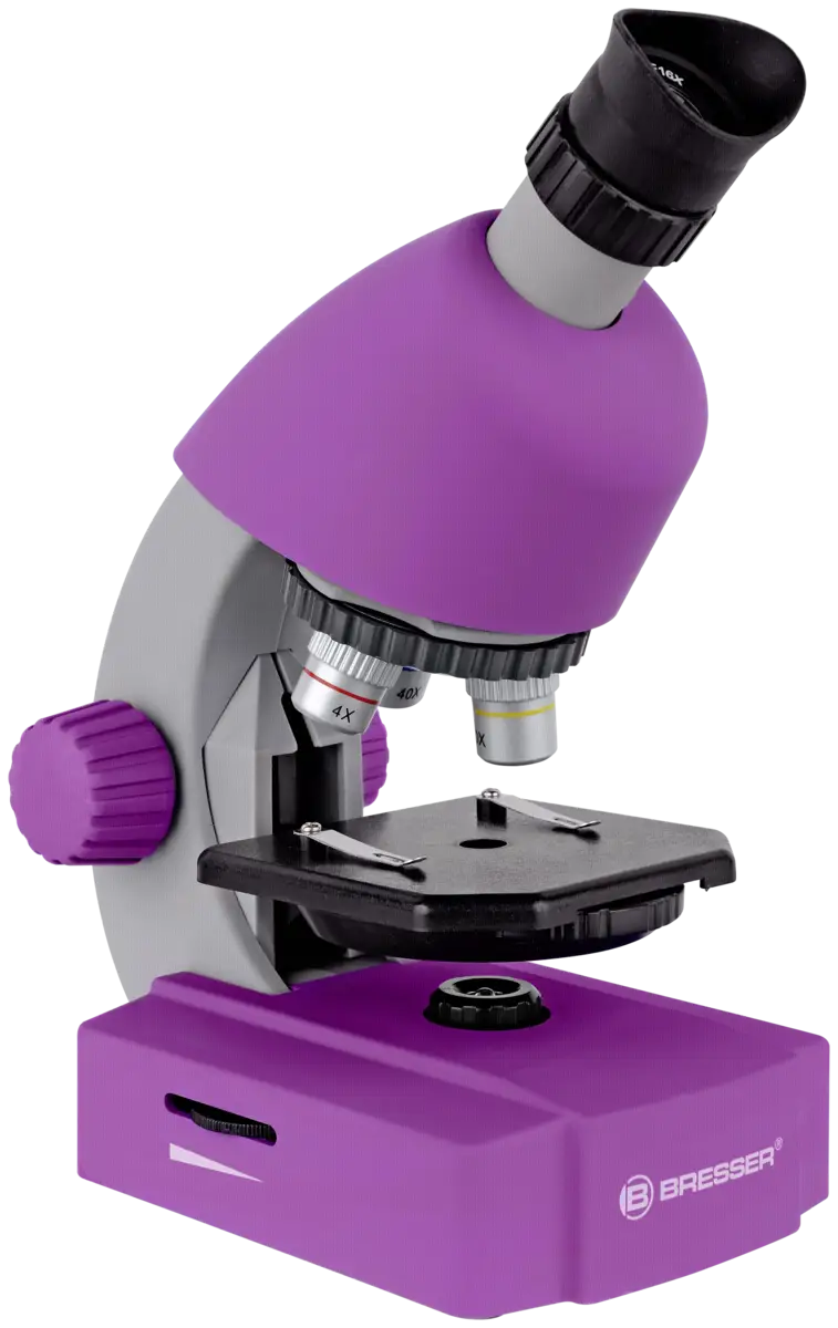 Purple Microscope for Science Studies