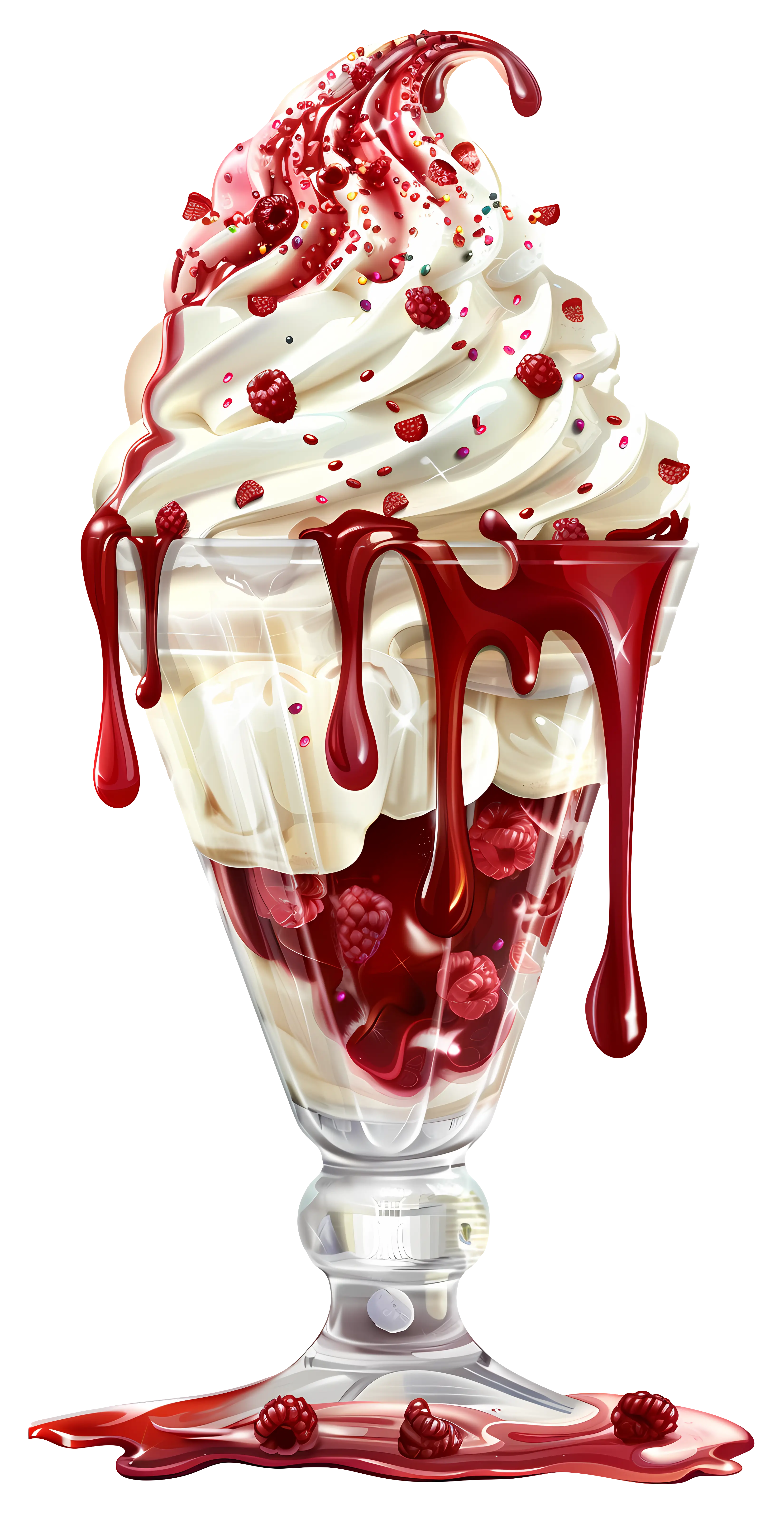 Chocolate Sundae with Toppings