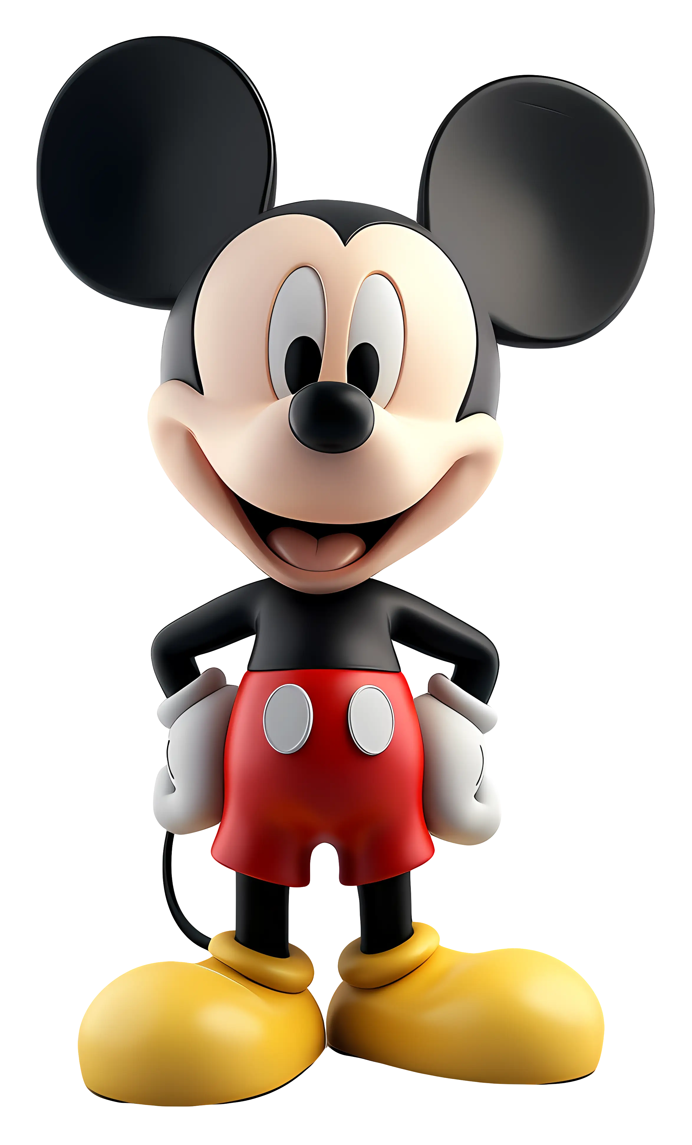Mickey Mouse Cartoon Character in Classic Outfit
