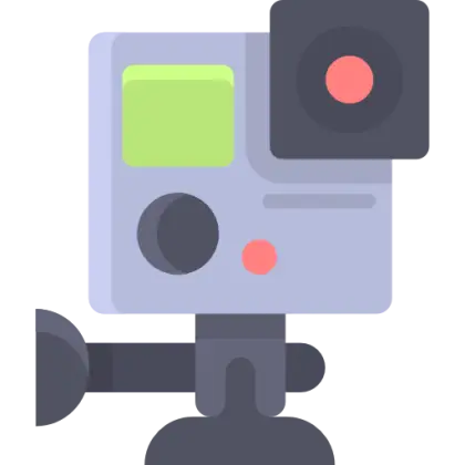 Action Camera Tech Gadget Illustration
