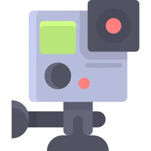 Action Camera Tech Gadget Illustration