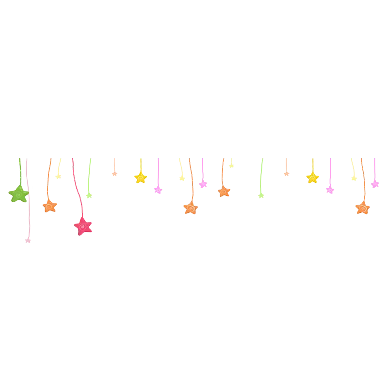Colorful Hanging Star Decorations