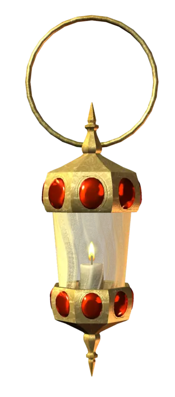 Vintage Lantern with Candle