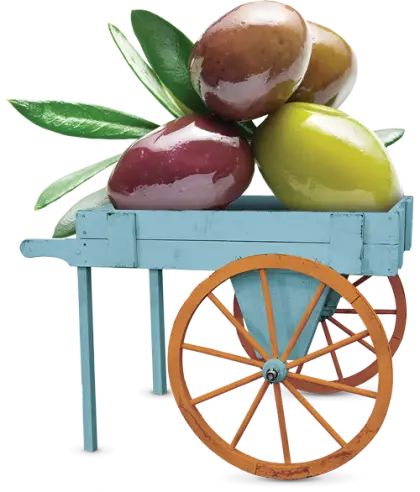 Miniature Cart with Olives