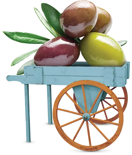 Miniature Cart with Olives
