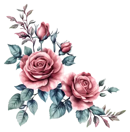 Romantic Pink Roses Arrangement