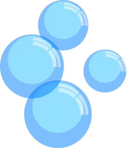 Transparent Soap Bubbles
