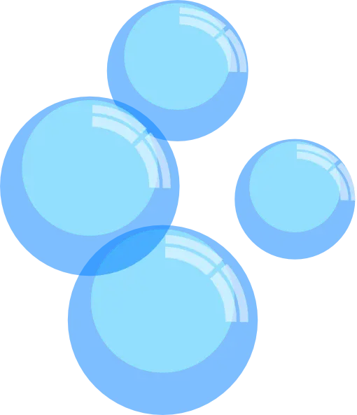 Transparent Soap Bubbles