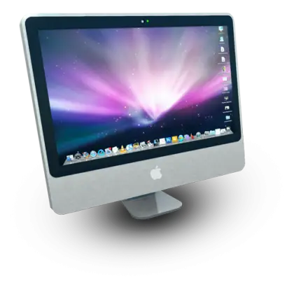 Apple Desktop Computer with Vibrant Display