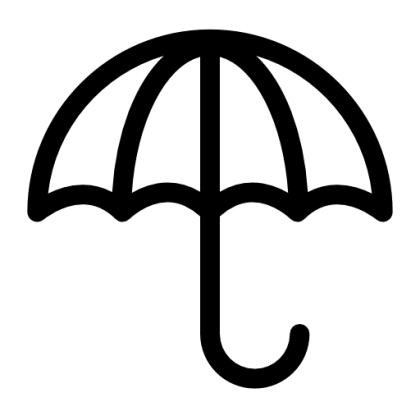 Simple Umbrella Icon Design