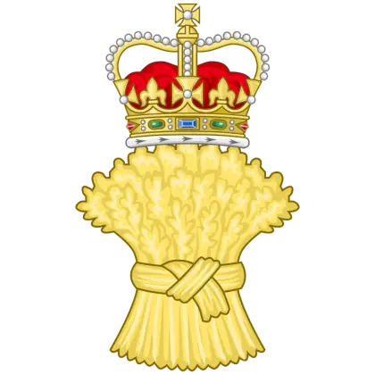Royal Crown and Wheat Emblem