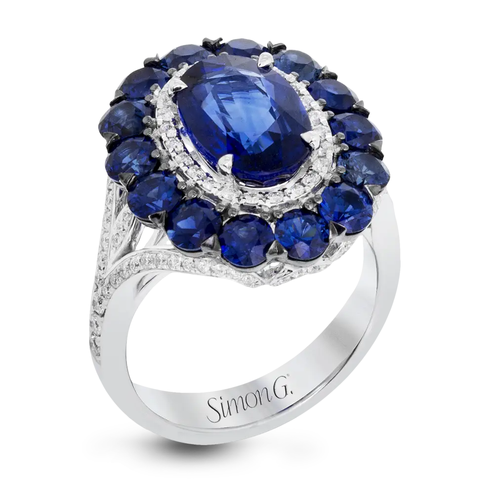 Elegant Blue Sapphire Ring