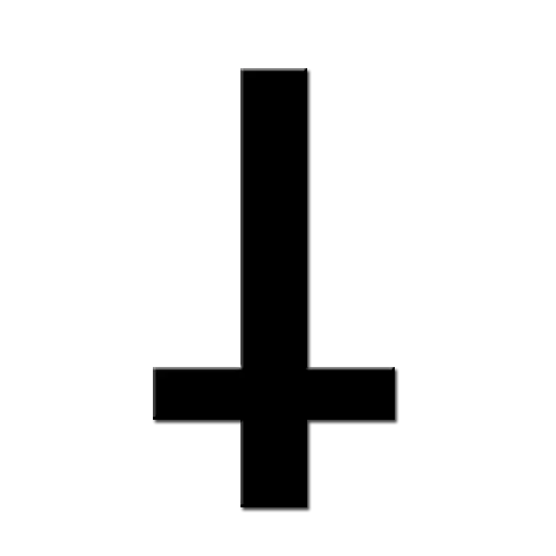 Inverted Cross Symbol