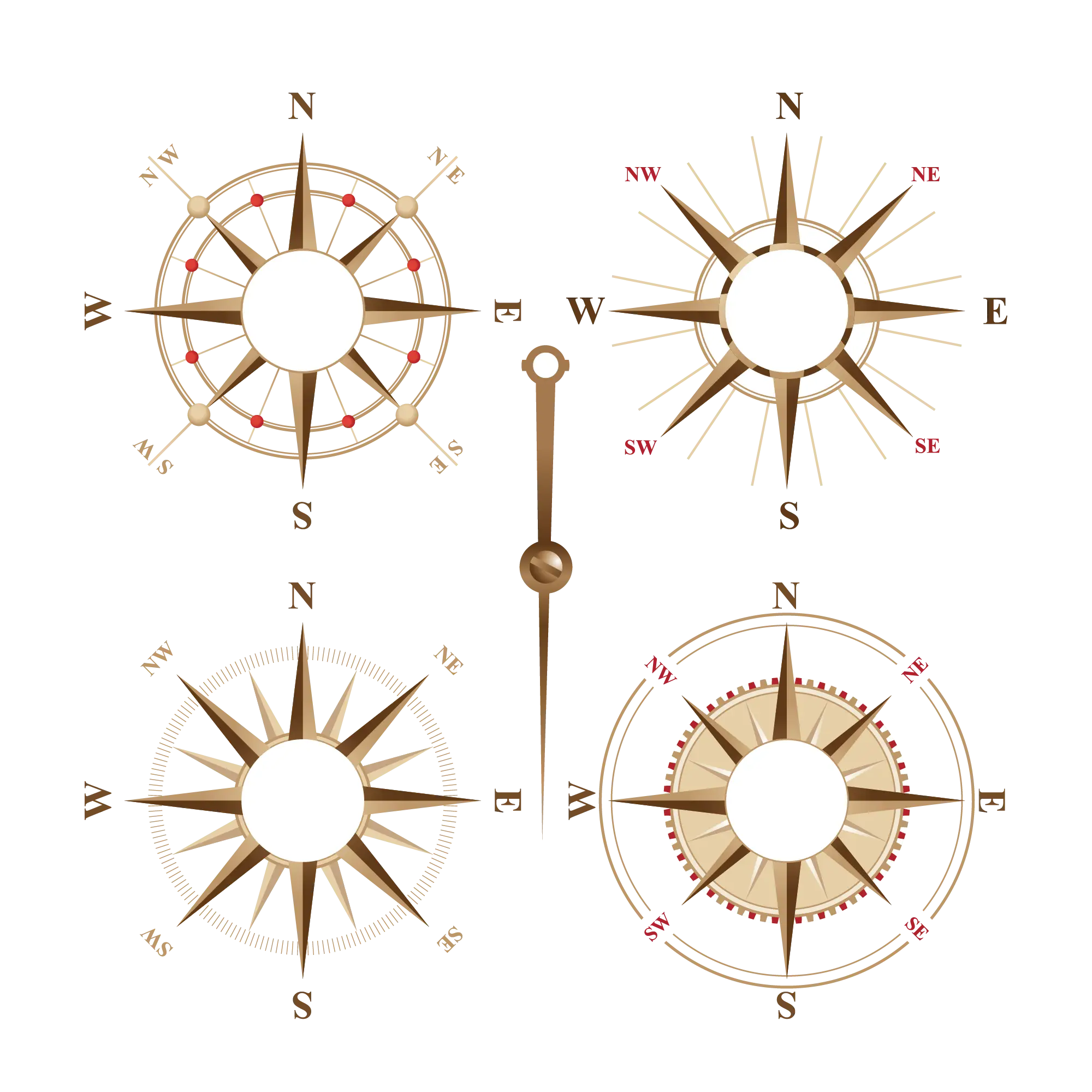 Compass Roses for Navigation