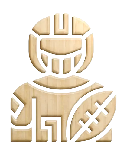 Wooden Football Player Icon
