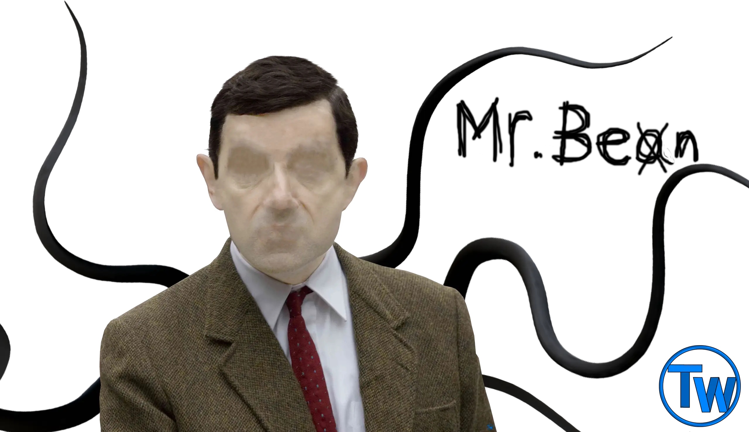Mr. Bean Cartoon Illustration