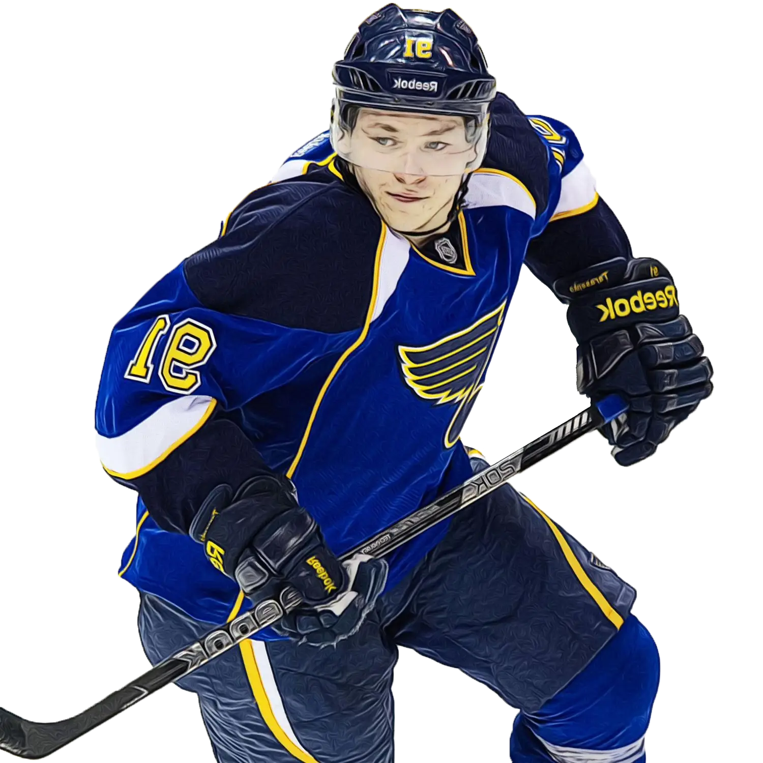 Ice Hockey Player in Action