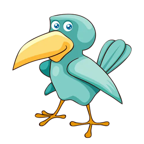 Cartoon Blue Bird
