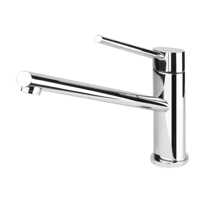 Modern Silver Faucet Side View