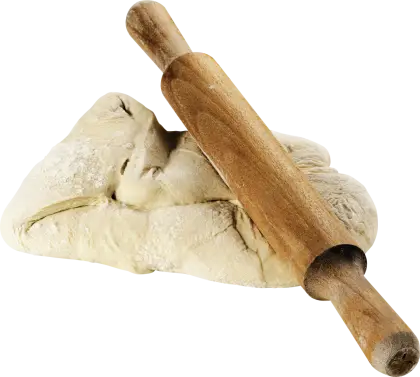 Dough with Rolling Pin