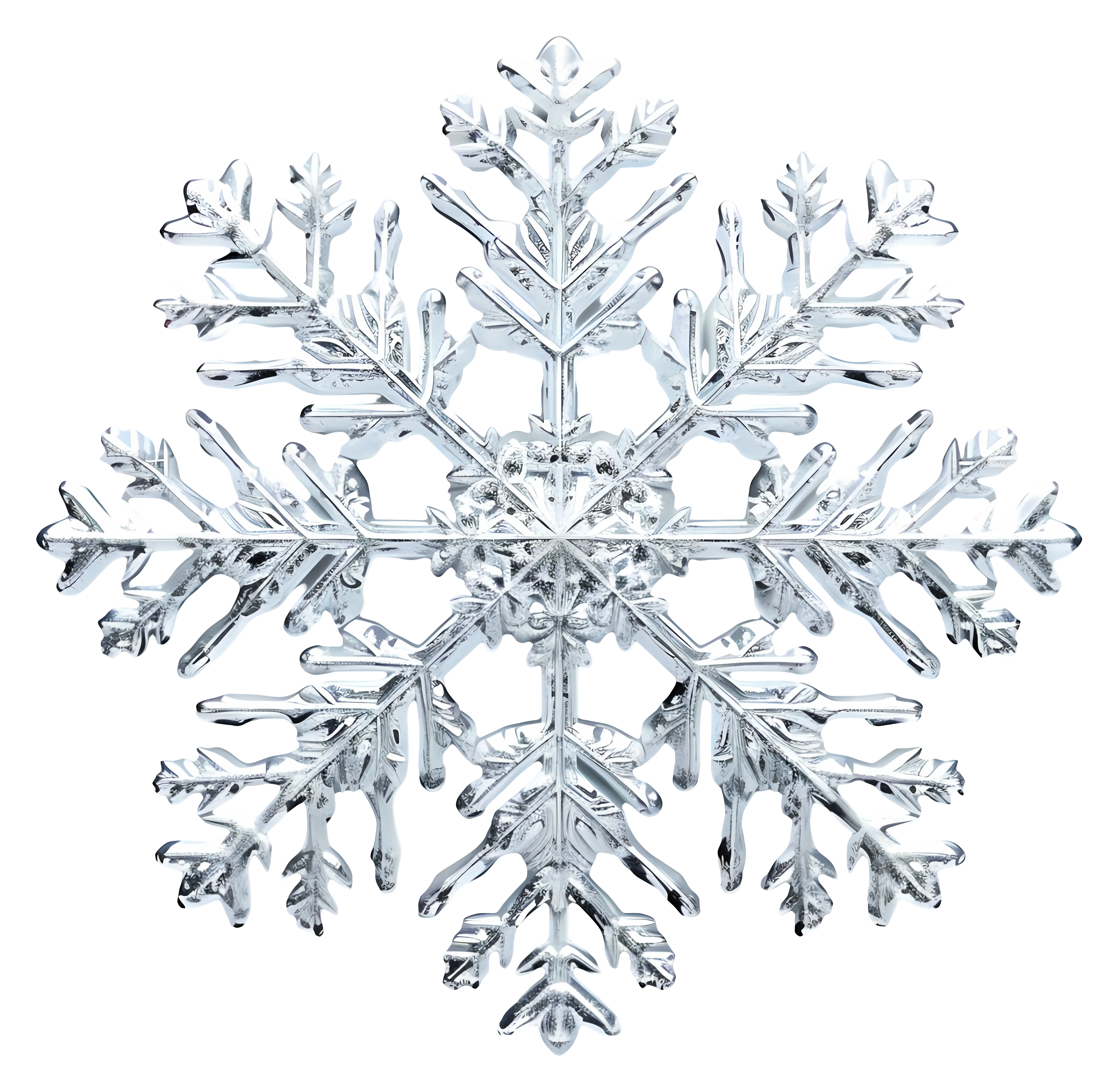 Crystal Snowflake Illustration