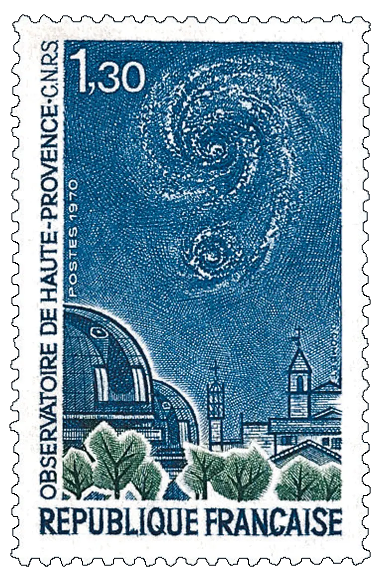French Observatory Stamp