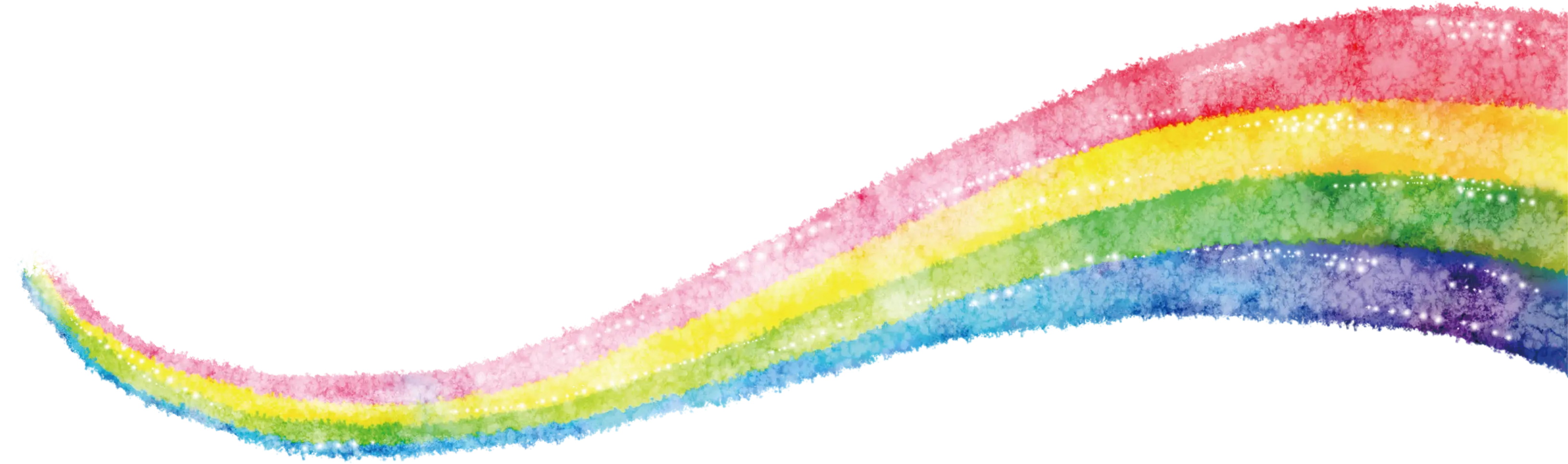 Watercolor Rainbow Stroke Illustration