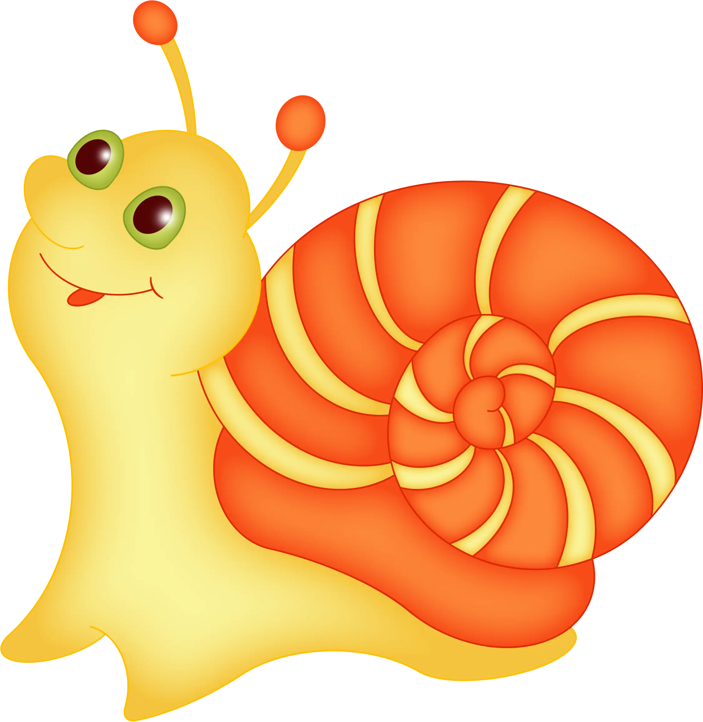 Cute Cartoon Snail