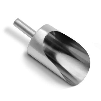 Durable Polished Metal Scoop Tool