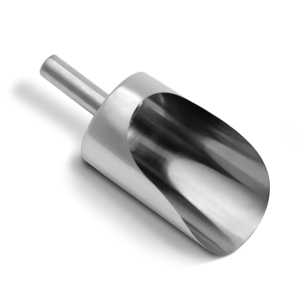 Durable Polished Metal Scoop Tool