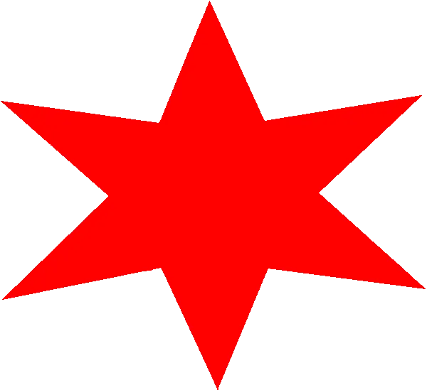 Bold Red Star Icon