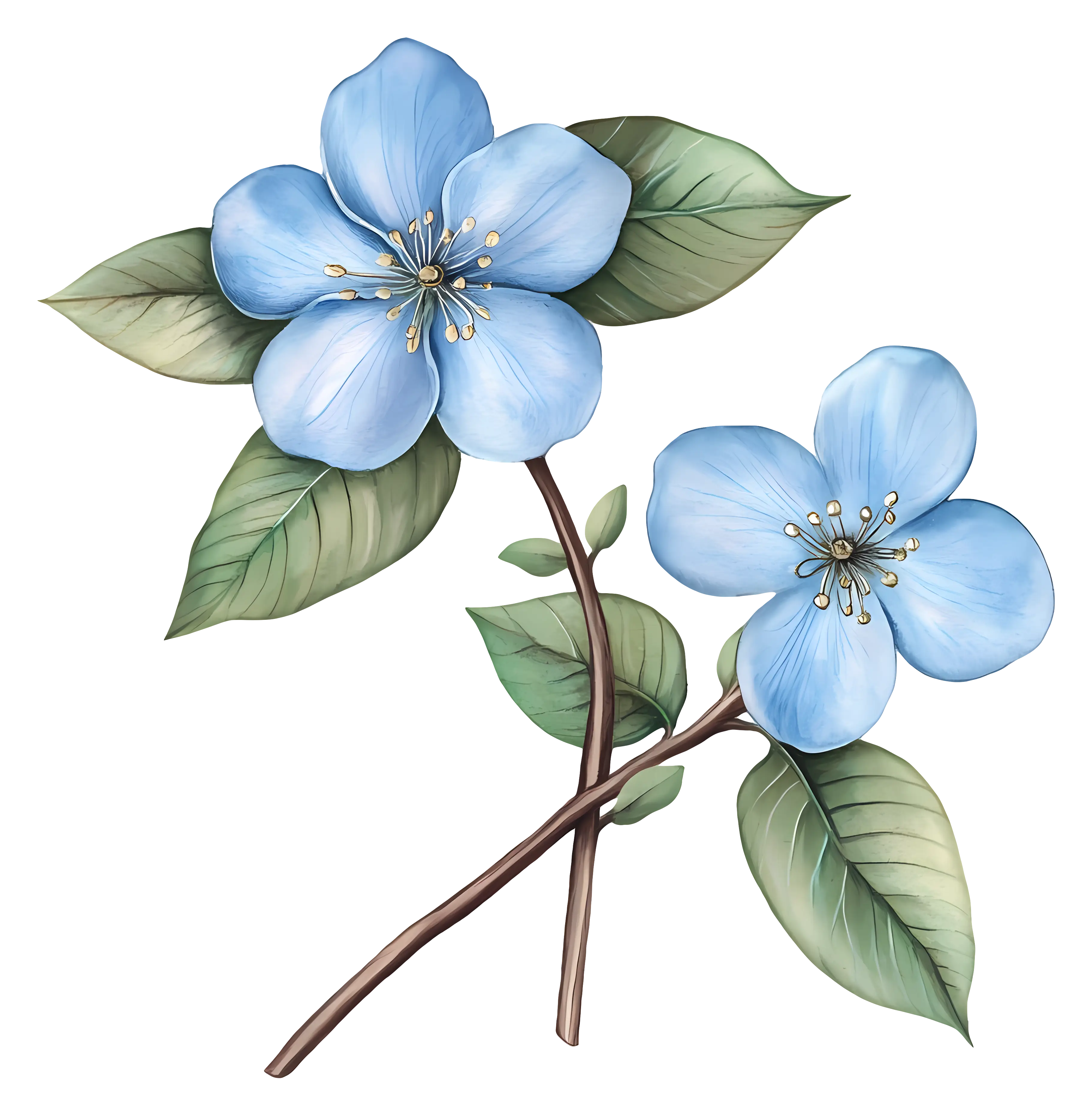 Beautiful Blue Flowers
