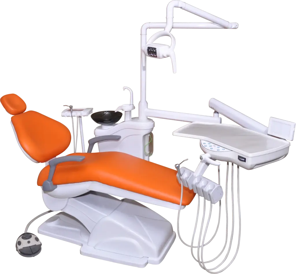 Modern Dental Chair with Attached Equipment
