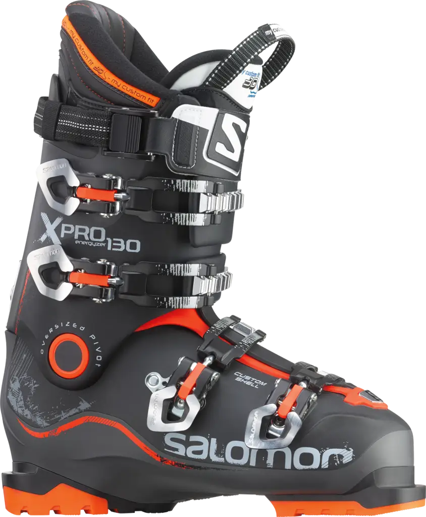 Black Ski Boot for Winter Sports