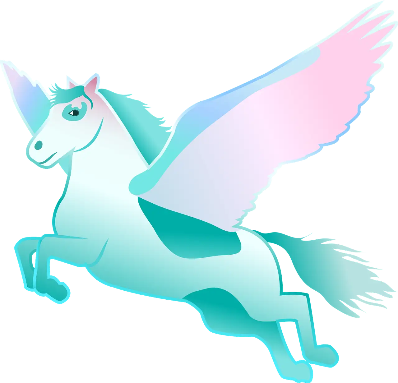 Magical Flying Unicorn with Wings