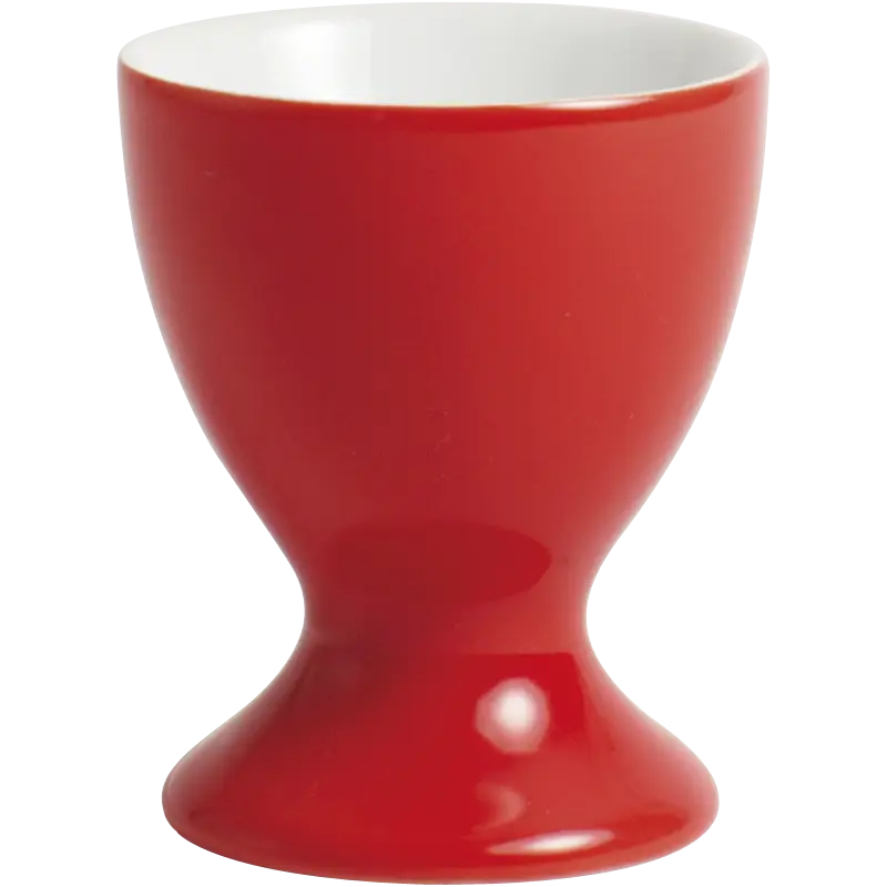 Red Ceramic Egg Cup