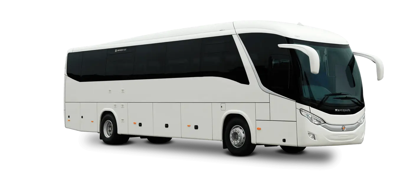 White Coach Bus for Travel