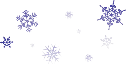 Snowflakes for Winter Holiday